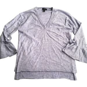 Women's J. Crew Bell sleeve sweater sz M Womens V-Neck Sweater